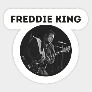 freddie king || light grey Sticker